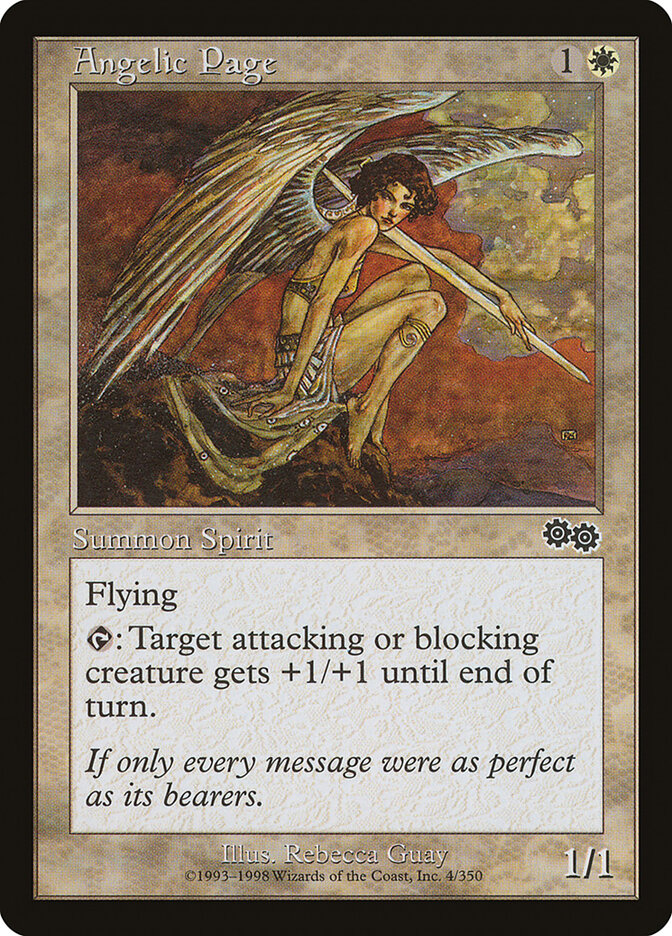 Angelic Page (4) - Urza's Saga (USG)