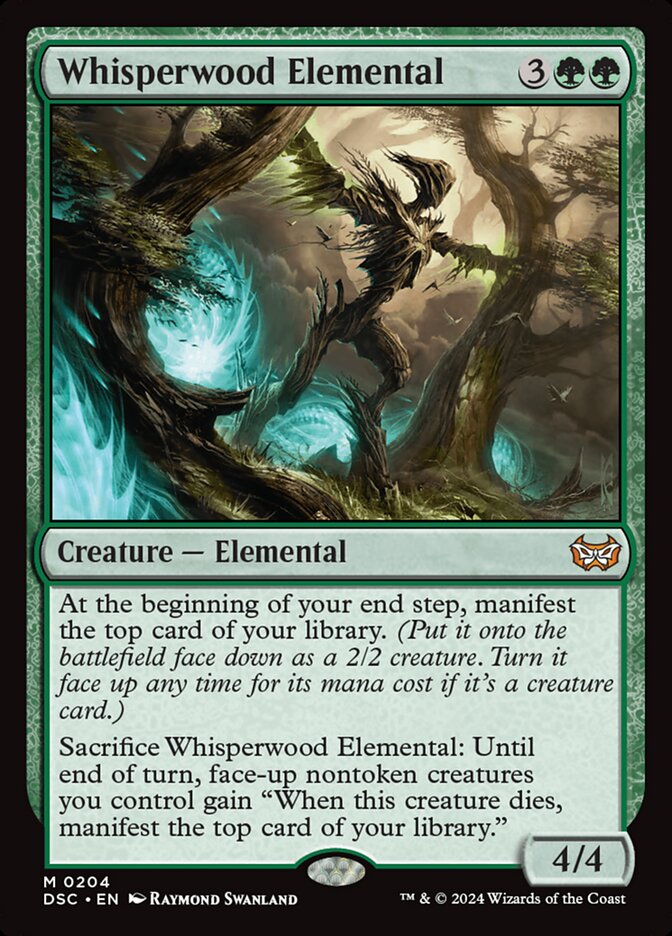 Whisperwood Elemental (204) - Duskmourn: House of Horror Commander (DSC)