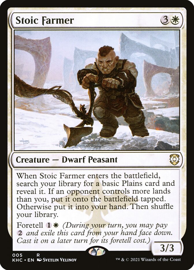 Stoic Farmer (5) - Kaldheim Commander (KHC)