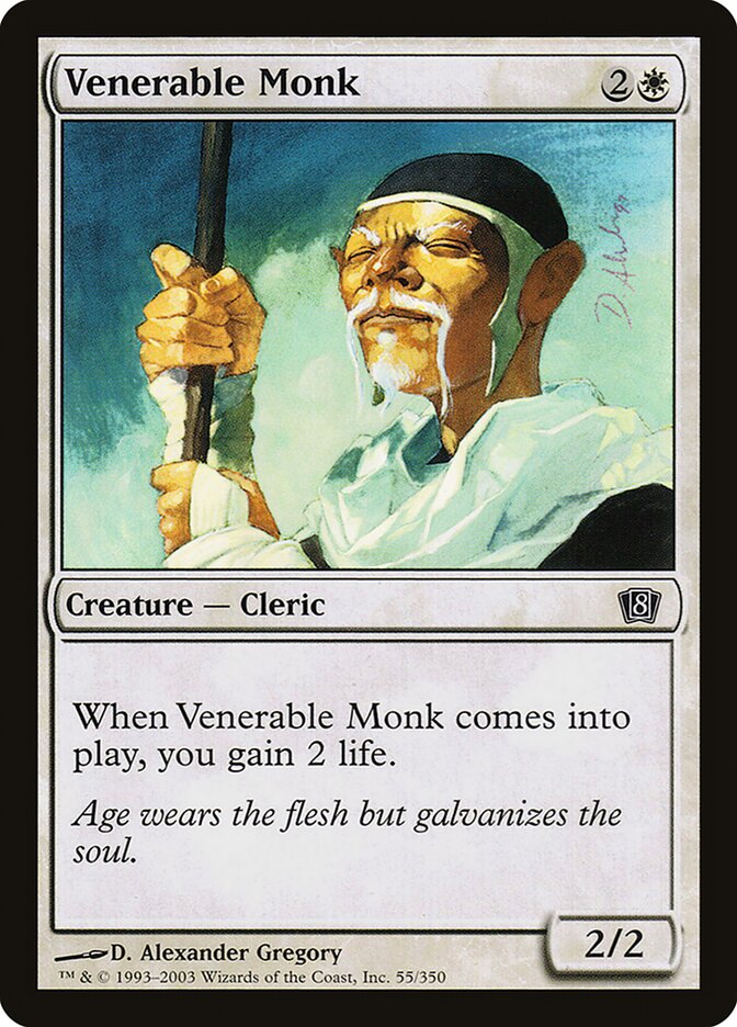 Venerable Monk (55) - Eighth Edition (8ED)