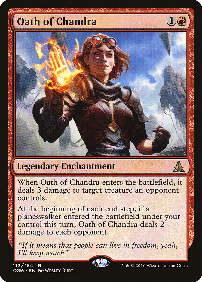 Oath of Chandra (113) - Oath of the Gatewatch (OGW)