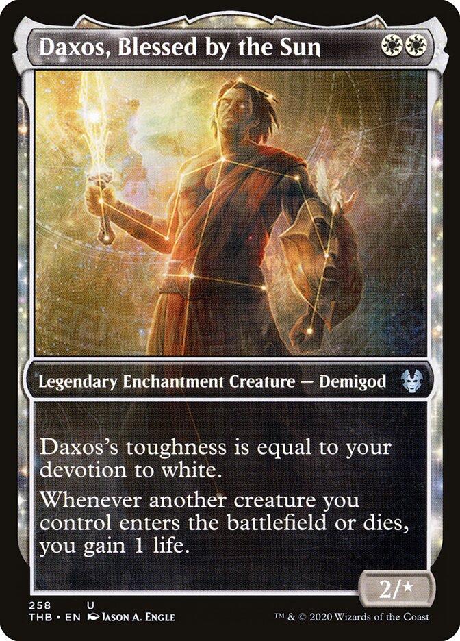 Daxos, Blessed by the Sun (258) - Theros Beyond Death (THB)