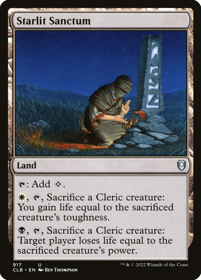 Starlit Sanctum (917) - Commander Legends: Battle for Baldur's Gate (CLB)