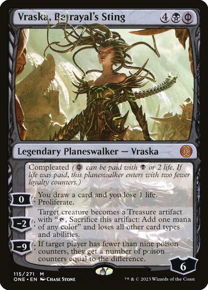 Vraska, Betrayal's Sting (115) - Phyrexia: All Will Be One (ONE)