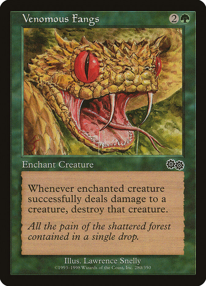 Venomous Fangs (280) - Urza's Saga (USG)
