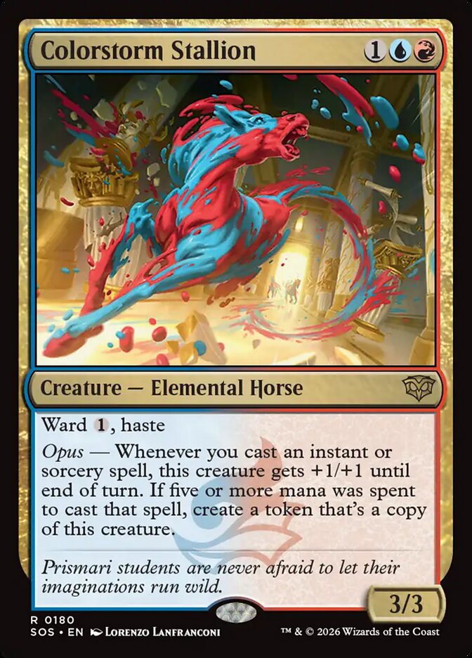 Colorstorm Stallion (180) - Secrets of Strixhaven (SOS)