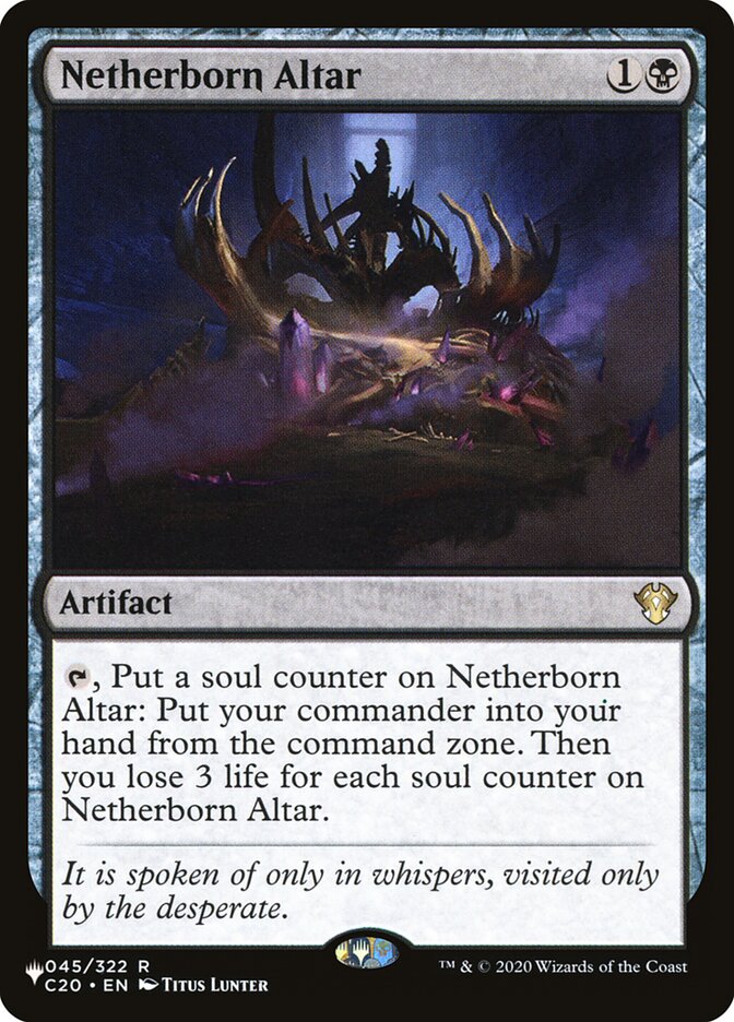 Netherborn Altar (C20-45) - The List (PLST)