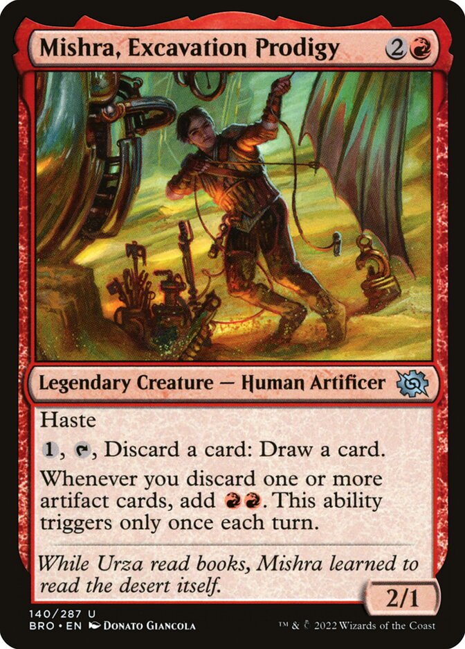 Mishra, Excavation Prodigy (140) - The Brothers' War (BRO)