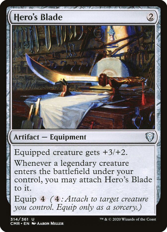 Hero's Blade (314) - Commander Legends (CMR)