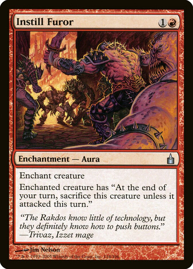 Instill Furor (134) - Ravnica: City of Guilds (RAV)