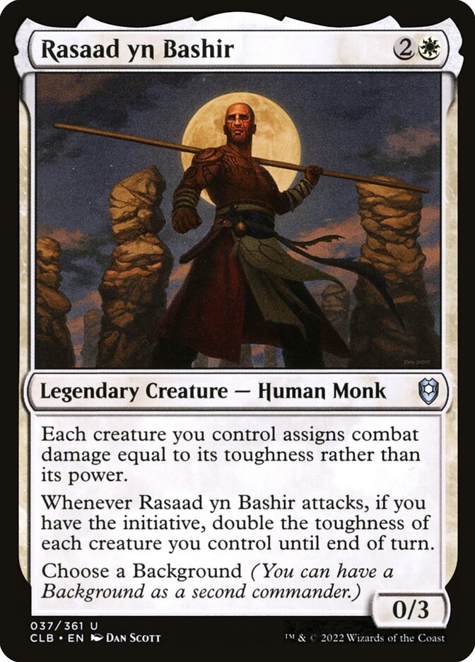 Rasaad yn Bashir (37) - Commander Legends: Battle for Baldur's Gate (CLB)