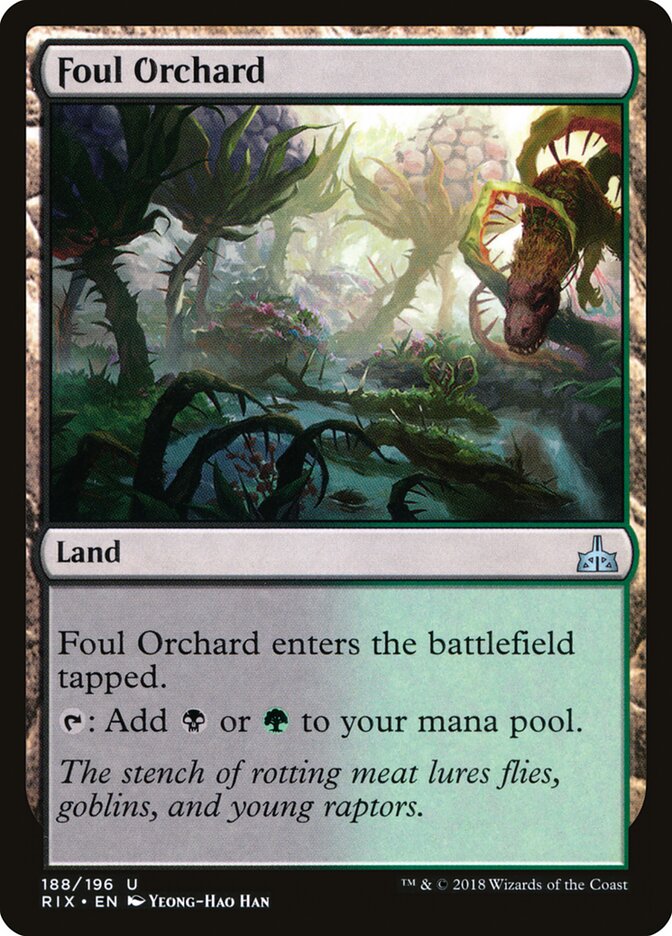Foul Orchard (188) - Rivals of Ixalan (RIX)