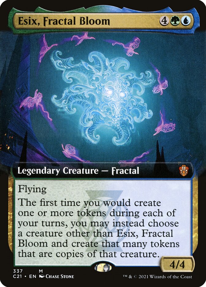 Esix, Fractal Bloom (337) - Commander 2021 (C21)