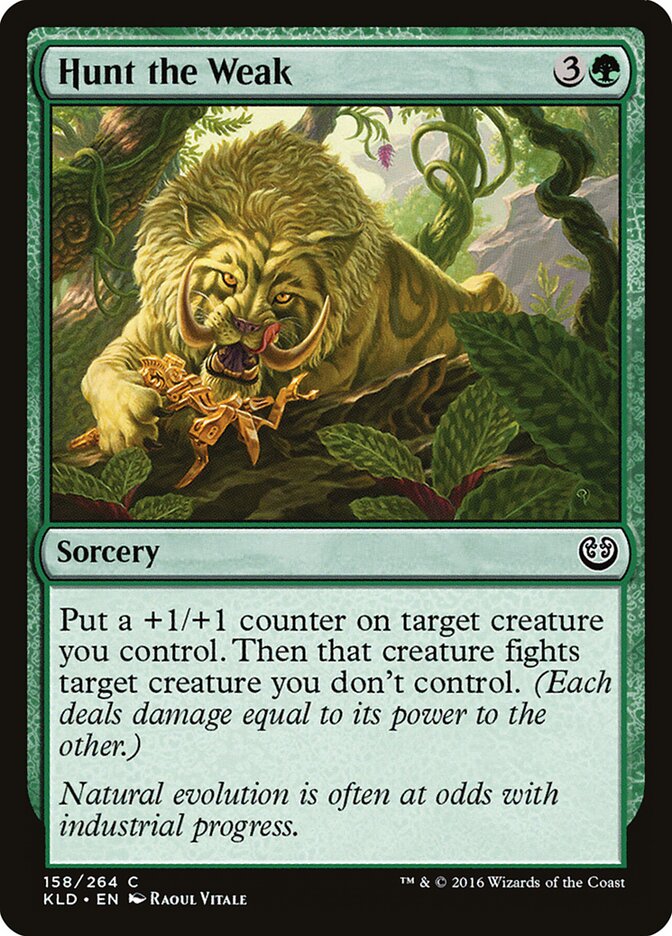Hunt the Weak (158) - Kaladesh (KLD)