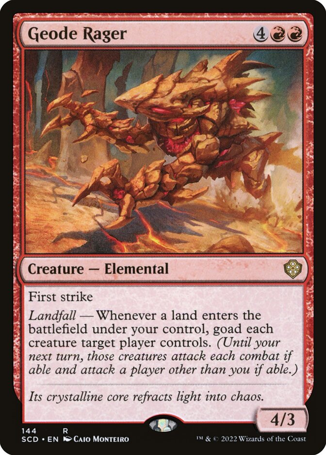 Geode Rager (144) - Starter Commander Decks (SCD)
