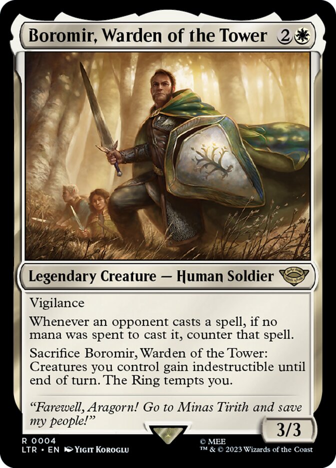 Boromir, Warden of the Tower (4) - The Lord of the Rings: Tales of Middle-earth (LTR)