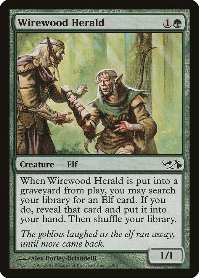 Wirewood Herald (16) - Duel Decks: Elves vs. Goblins (DD1)