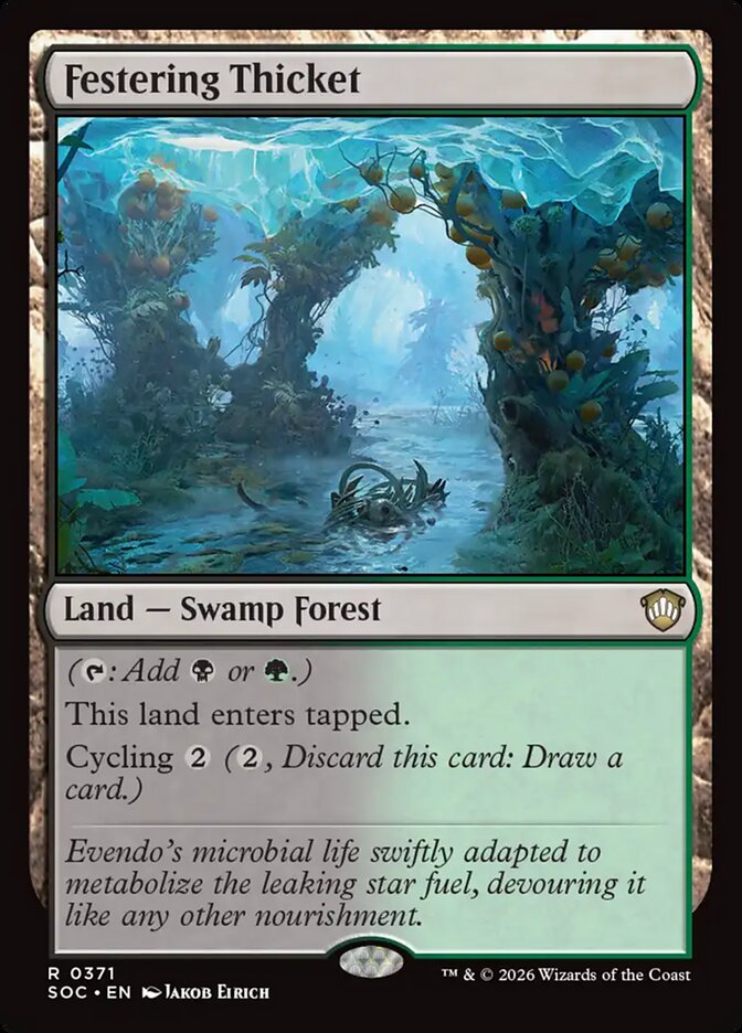 Festering Thicket (371) - Secrets of Strixhaven Commander (SOC)