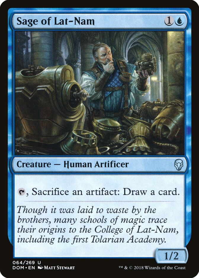 Sage of Lat-Nam (64) - Dominaria (DOM)