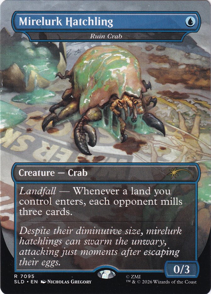 Mirelurk Hatchling - Ruin Crab (7095) - Secret Lair Drop (SLD)