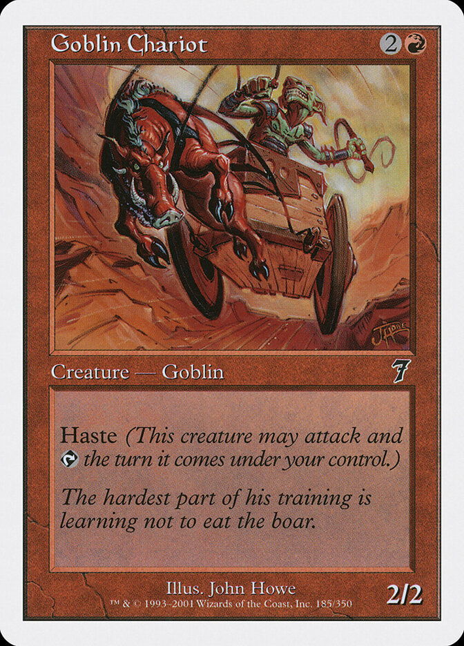 Goblin Chariot (185) - Seventh Edition (7ED)