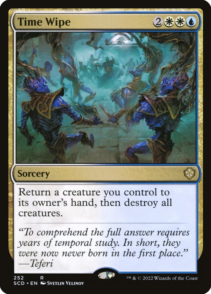 Time Wipe (252) - Starter Commander Decks (SCD)