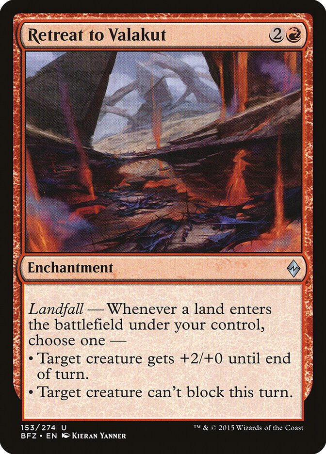 Retreat to Valakut (153) - Battle for Zendikar (BFZ)