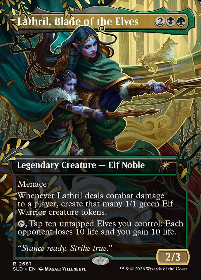 Lathril, Blade of the Elves (2681) - Secret Lair Drop (SLD)