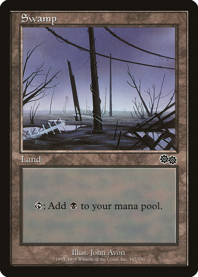 Swamp (342) - Urza's Saga (USG)