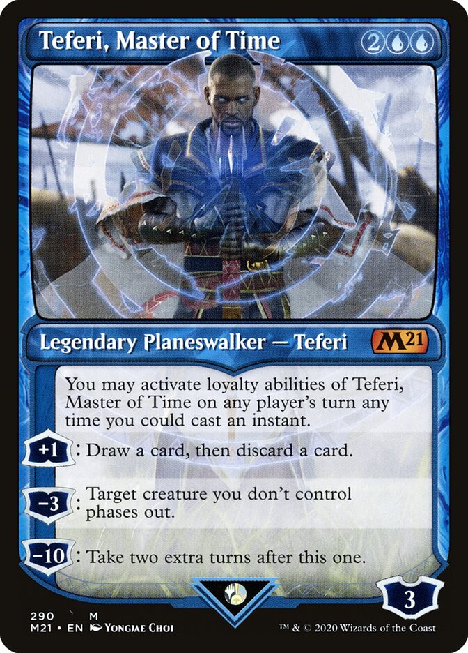 Teferi, Master of Time (290) - Core Set 2021 (M21)