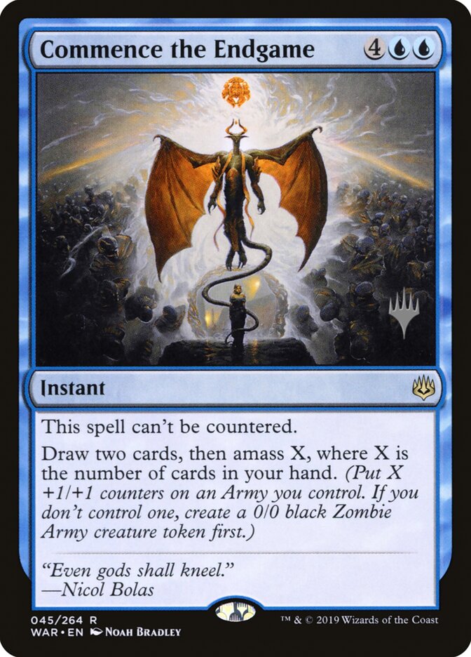 Commence the Endgame (45p) - War of the Spark Promos (PWAR)