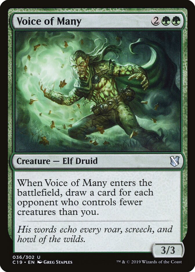 Voice of Many (36) - Commander 2019 (C19)