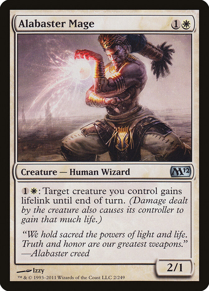 Alabaster Mage (2) - Magic 2012 (M12)