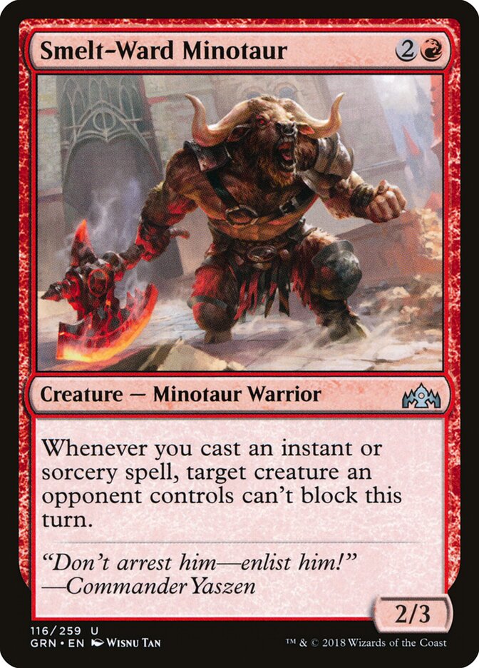 Smelt-Ward Minotaur (116) - Guilds of Ravnica (GRN)