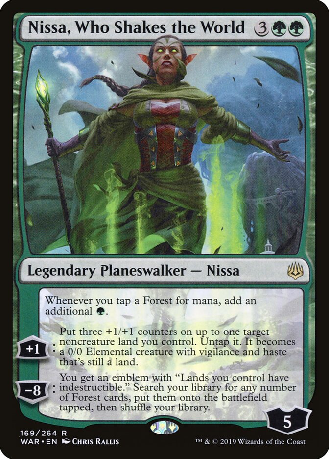 Nissa, Who Shakes the World (169) - War of the Spark (WAR)