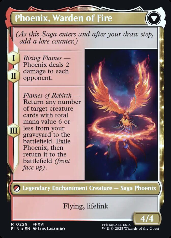 Joshua, Phoenix's Dominant // Phoenix, Warden of Fire (229s) - Final Fantasy Promos (PFIN)