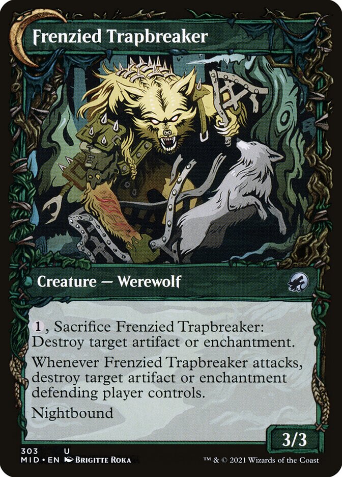 Outland Liberator // Frenzied Trapbreaker (303) - Innistrad: Midnight Hunt (MID)