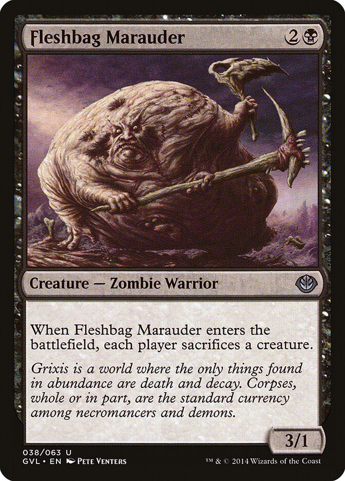 Fleshbag Marauder (38) - Duel Decks Anthology: Garruk vs. Liliana (GVL)