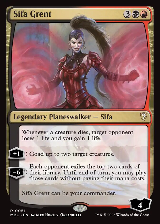 Sifa Grent (51) - Mystery Booster Commander Edition (MBC)