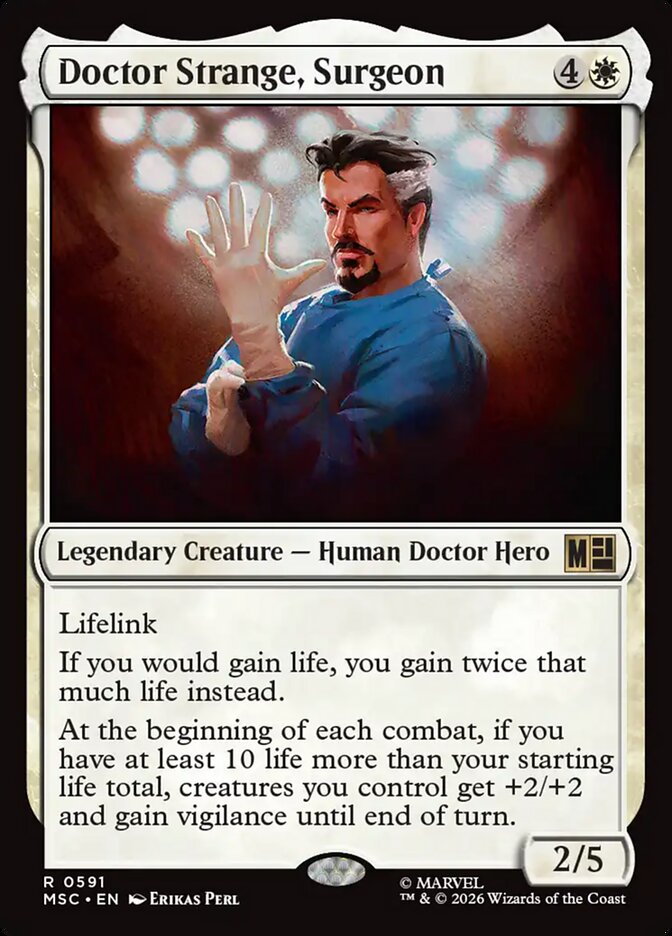 Doctor Strange, Surgeon (591) - Marvel Super Heroes Commander (MSC)