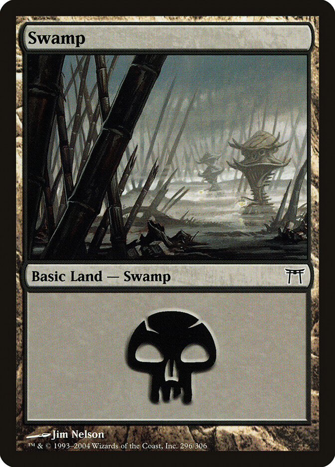 Swamp (296) - Champions of Kamigawa (CHK)