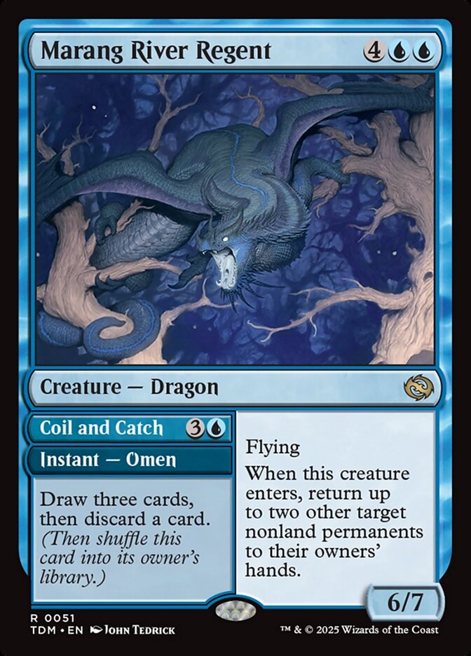 Marang River Regent // Coil and Catch (51) - Tarkir: Dragonstorm (TDM)
