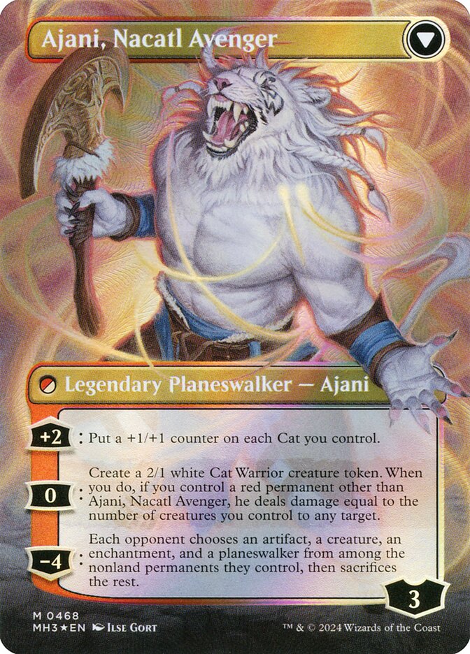 Ajani, Nacatl Pariah // Ajani, Nacatl Avenger (468) - Modern Horizons 3 (MH3)