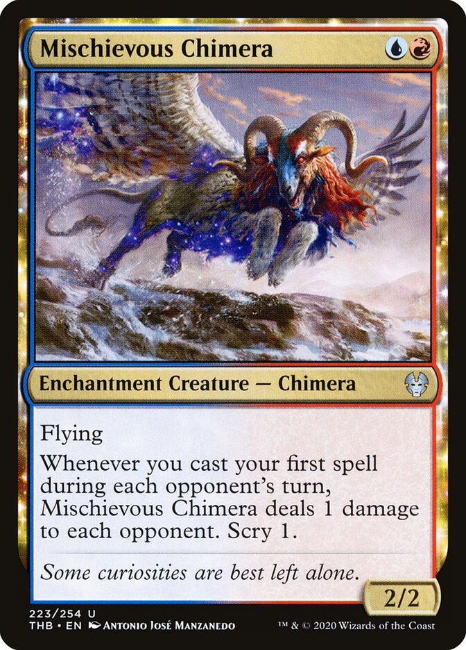 Mischievous Chimera (223) - Theros Beyond Death (THB)