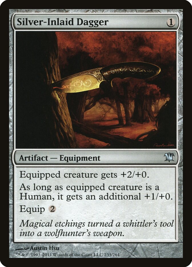 Silver-Inlaid Dagger (233) - Innistrad (ISD)