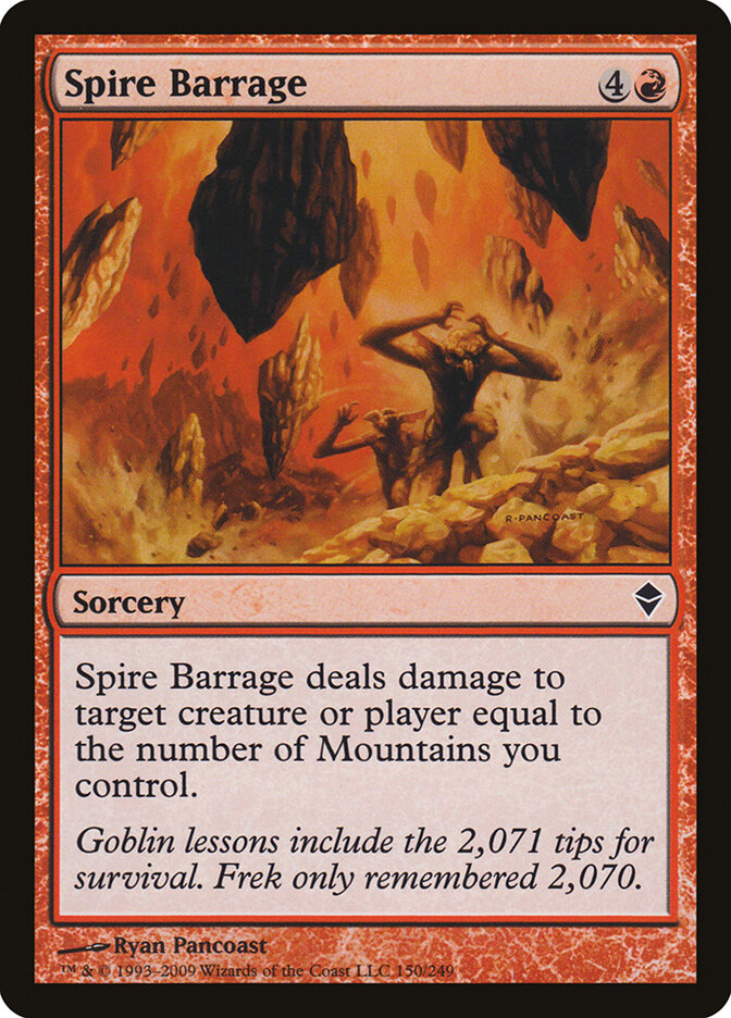 Spire Barrage (150) - Zendikar (ZEN)