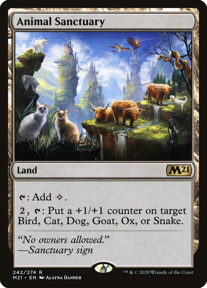 Animal Sanctuary (242) - Core Set 2021 (M21)