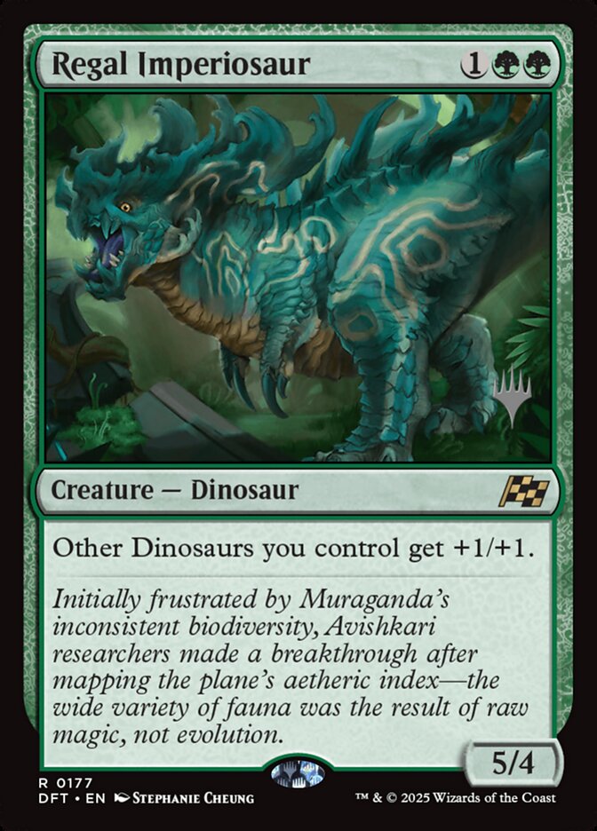 Regal Imperiosaur (177p) - Aetherdrift Promos (PDFT)