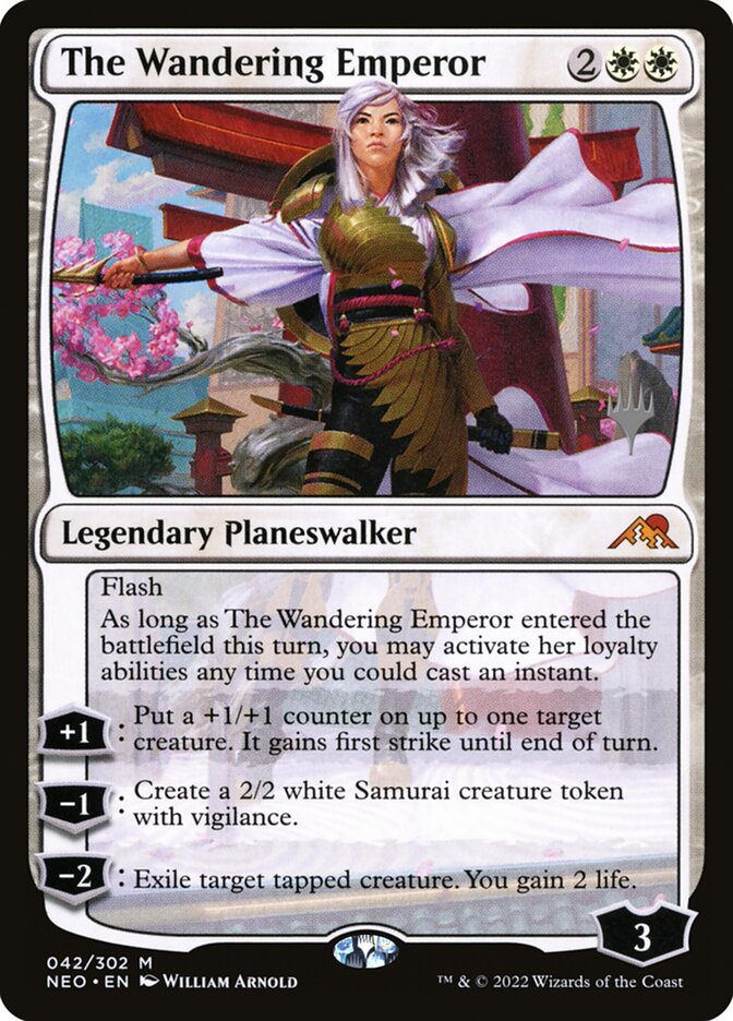The Wandering Emperor (42p) - Kamigawa: Neon Dynasty Promos (PNEO)