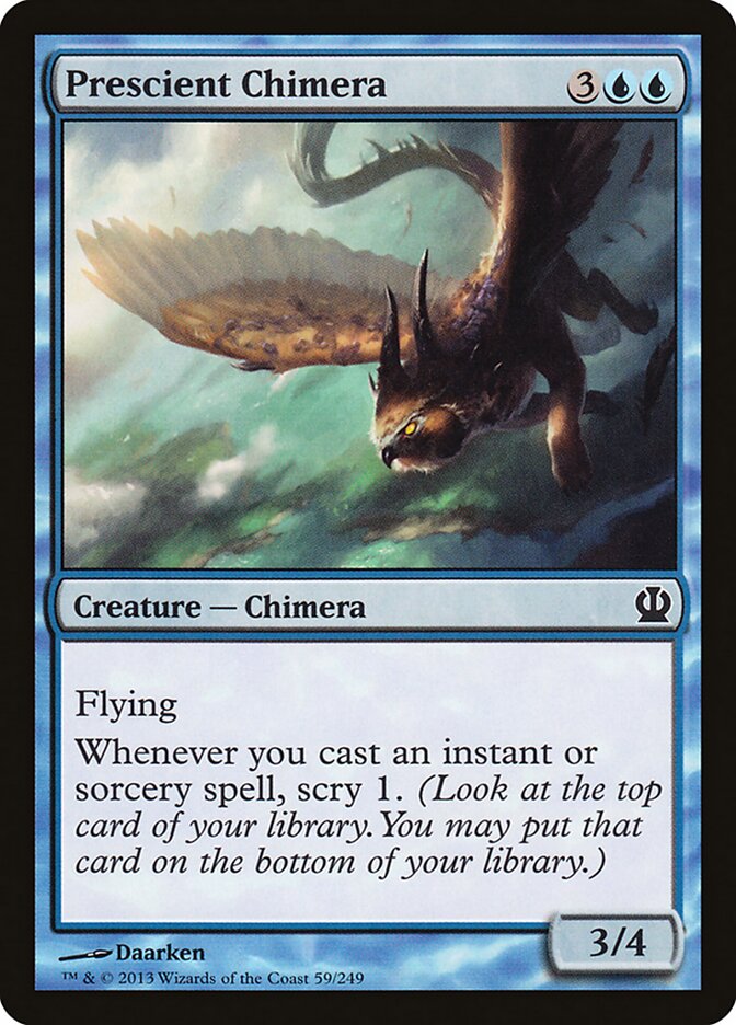 Prescient Chimera (59) - Theros (THS)